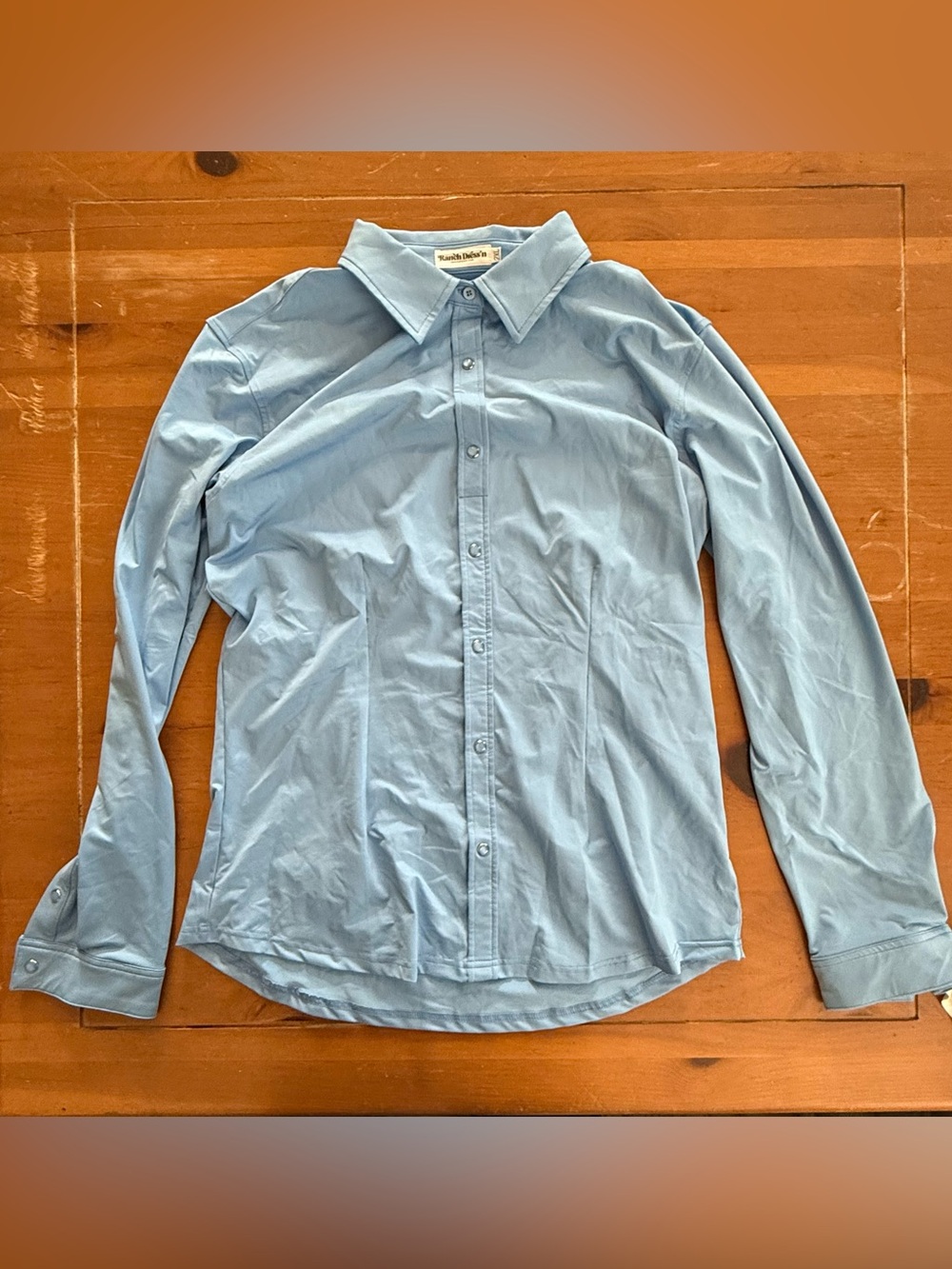 Ranch Dressn women’s light blue button up